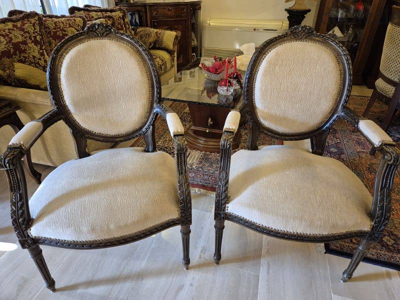 Louis XVI Style Armchairs 0