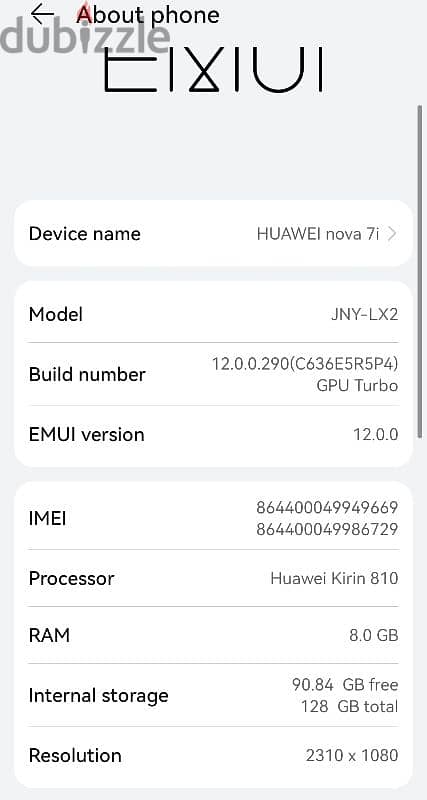 Huawei  nova 7i 1