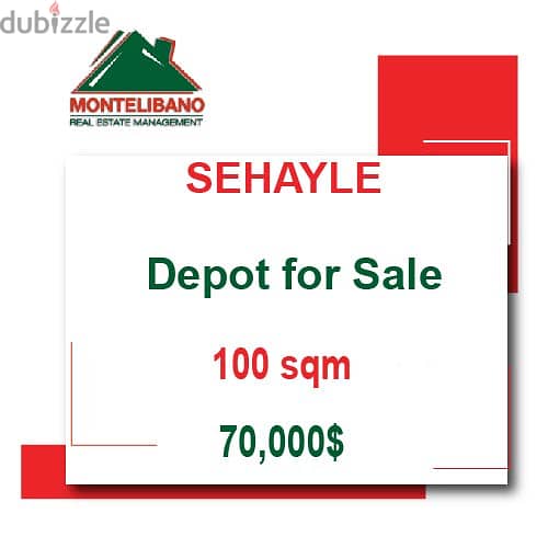 70000$ Prime Location Depot for sale in Sehayleh 0