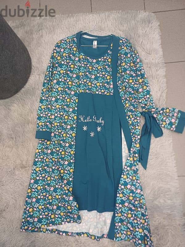 Turkish pyjama with robe 7