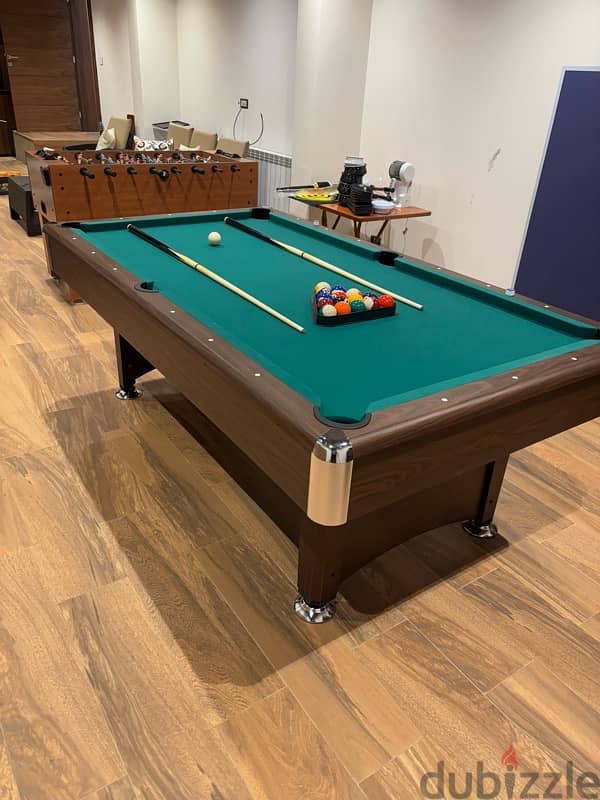 Pool table 7.2 feet 6