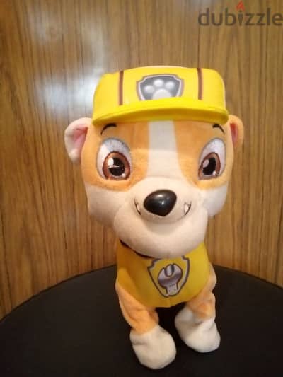 PAW PATROL RUBBLE INTERACTIVE WALKING SINGING BARKING mechano Good Toy