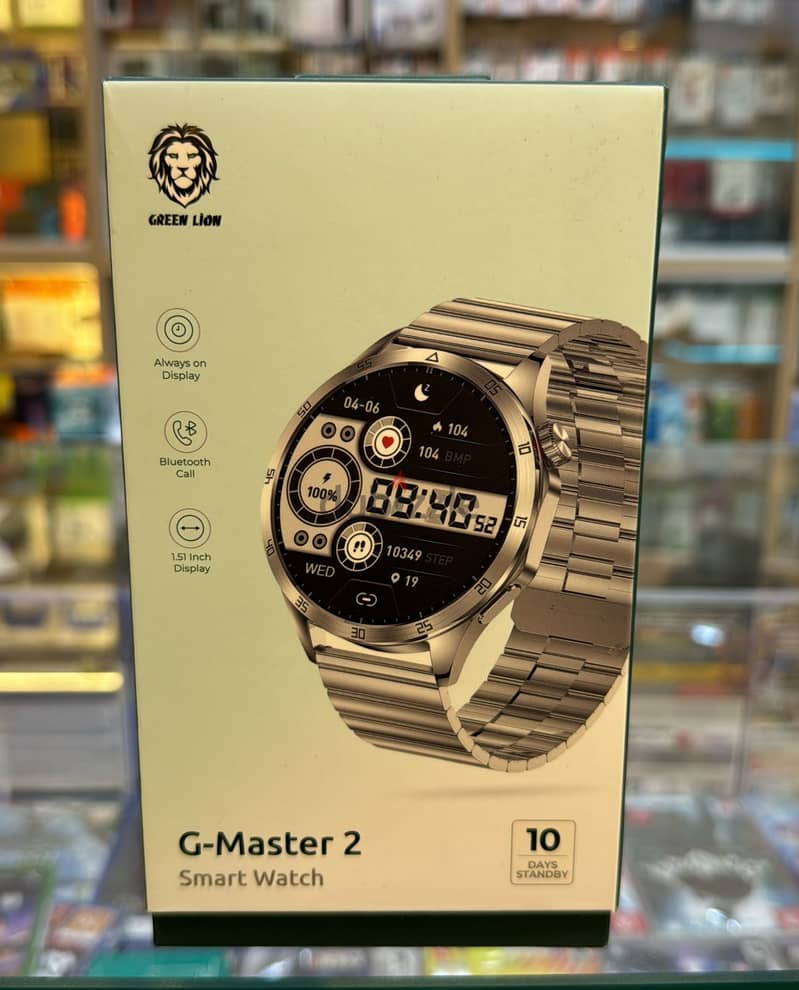 Green Lion G-Master 2 Smart watch Silver amazing & best price 0