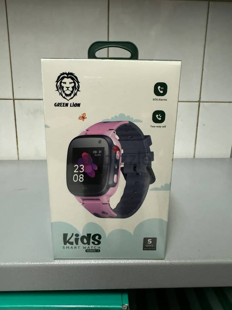 Green lion kids smart watch series-5 purple 0