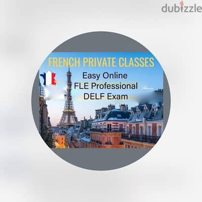 PRIVATE  ONLINE  FRENCH  PROFESSIONAL TEACHER at 99$/month !