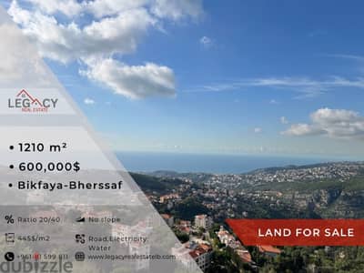 Prestigious Residential Land For Sale In Bikfaya Bherssaf