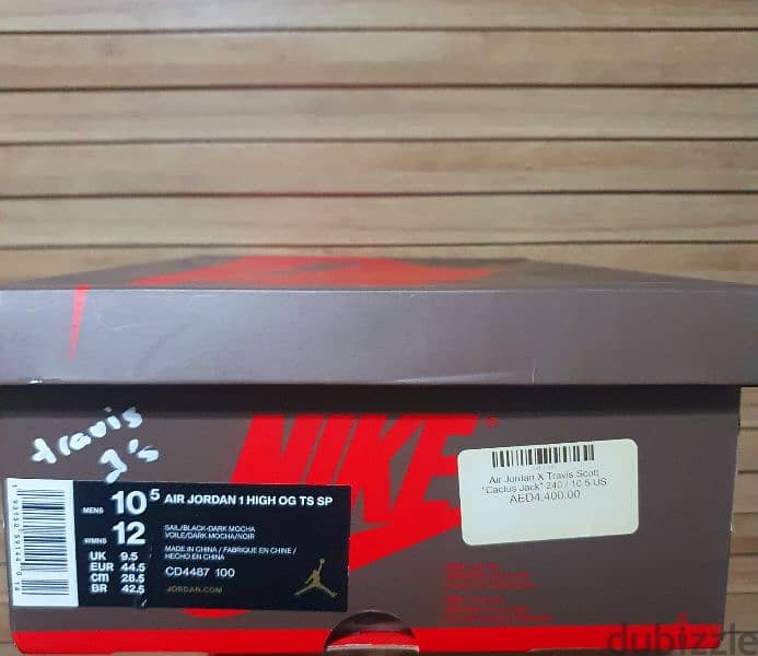 Jordan 1 Retro High OG SP "Travis Scott" Mocha 4