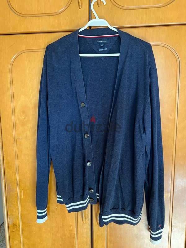 TOMMY HILFIGER LARGE BUTTON DOWN JACKET 0