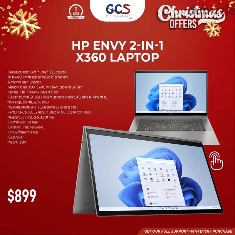 HP Envy 2-in-1 x360 Laptop 0