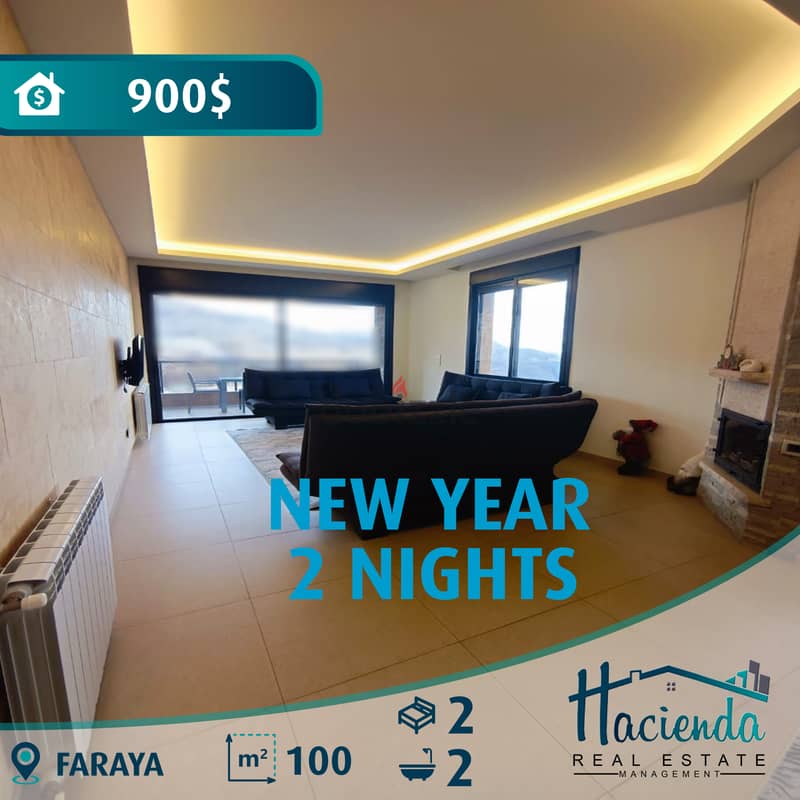 New Year - 2 Nights Chalet For Rent In Faraya 0