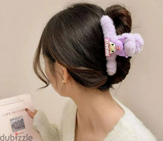 plush hair clips 6