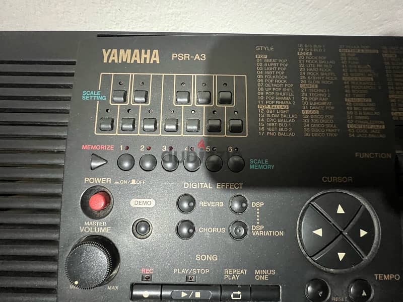 keyboard Yamaha PSR A-3 2