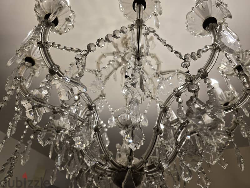 Vintage Crystal Chandelier 12 Lamps 3