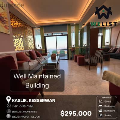 190sqm Simplex for sale in Kaslik  سيمبلكس للبيع في كسليك