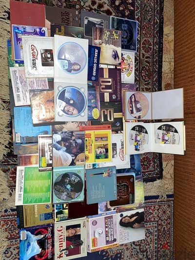 60 classic music cd and 70+ movies cd سديات موسيقى و أفلام