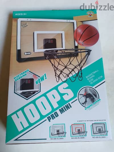 Electronic basketball board