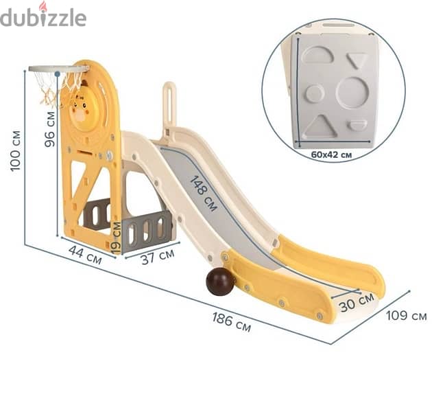 kids climbing and slide set مجموعة التسلق 1