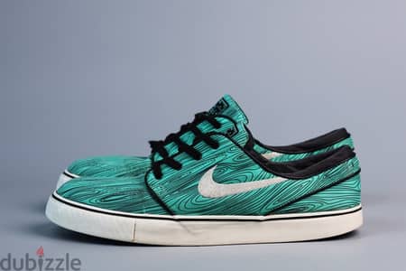 NIKE Stefan Janoski SB Mint Woodgrain Shoes. (45.5)