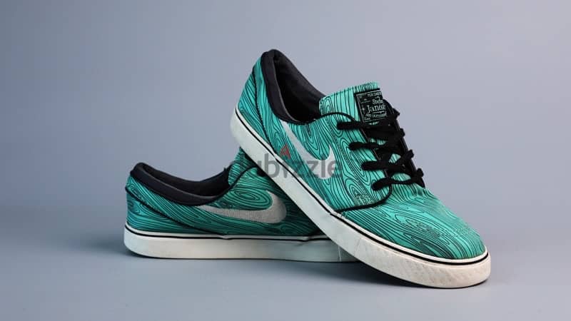 NIKE Stefan Janoski SB Mint Woodgrain Shoes. (45.5) 2