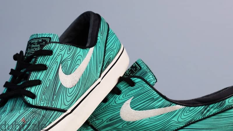 NIKE Stefan Janoski SB Mint Woodgrain Shoes. (45.5) 3