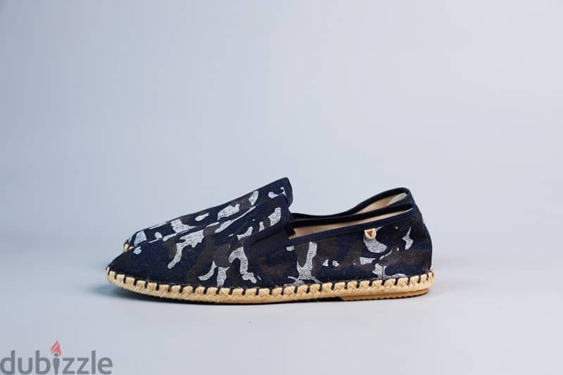 VERBENAS Canvas Blue Shoes. (44) 0