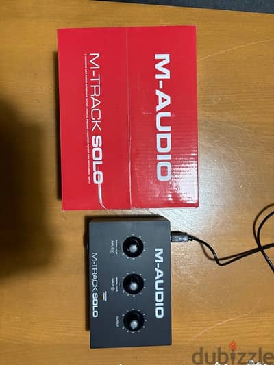 Audio Interface M-Track M-Audio Solo like new