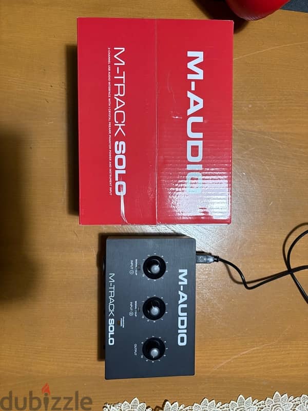 Audio Interface M-Track M-Audio Solo like new 1