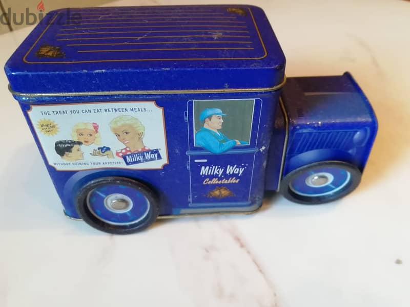 Vintage tin Milky Way chocolate truck 0