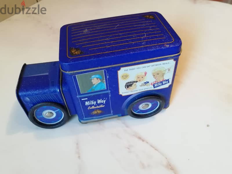 Vintage tin Milky Way - Mars chocolate collectable trucks 3