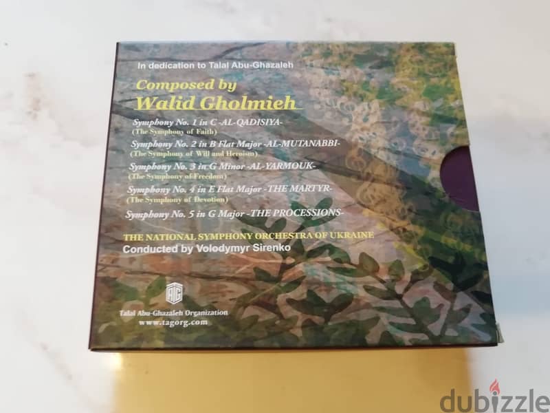 وليد غلمية – Walid Gholmieh Symphony Collection Box Set (3xCD, Album, 0