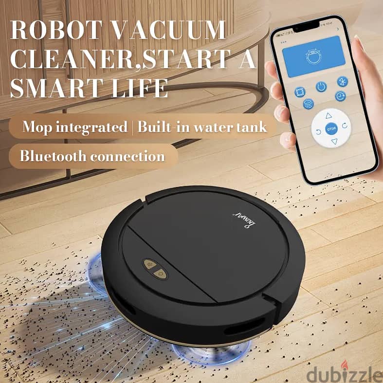 BowAI OB16SE Smart Sweeping Robot Wireless Floor Vacuum Cleaner 0