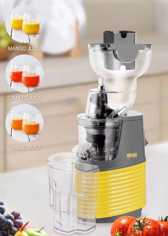 DSP whole slow juicer, 250W, 1Ltr, KJ3071 6