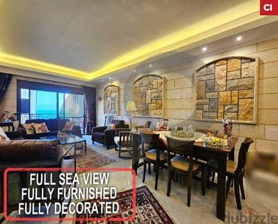 Fully decorated, sea view, keserwan,zouk mikael/زوق مكايل REF#CI115675