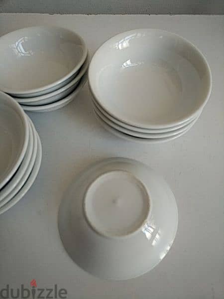 Set of 12 white porcelain cups - Not Negotiable 1