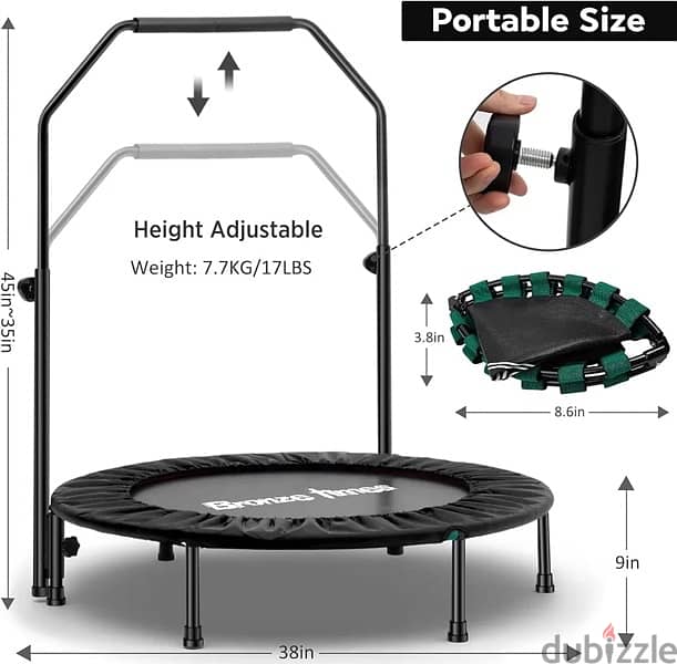 bronz times trampoline with free delivery 8