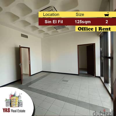 Sin El Fil 125m2 | Office | Rent | Prime Location | Well Maintained|A