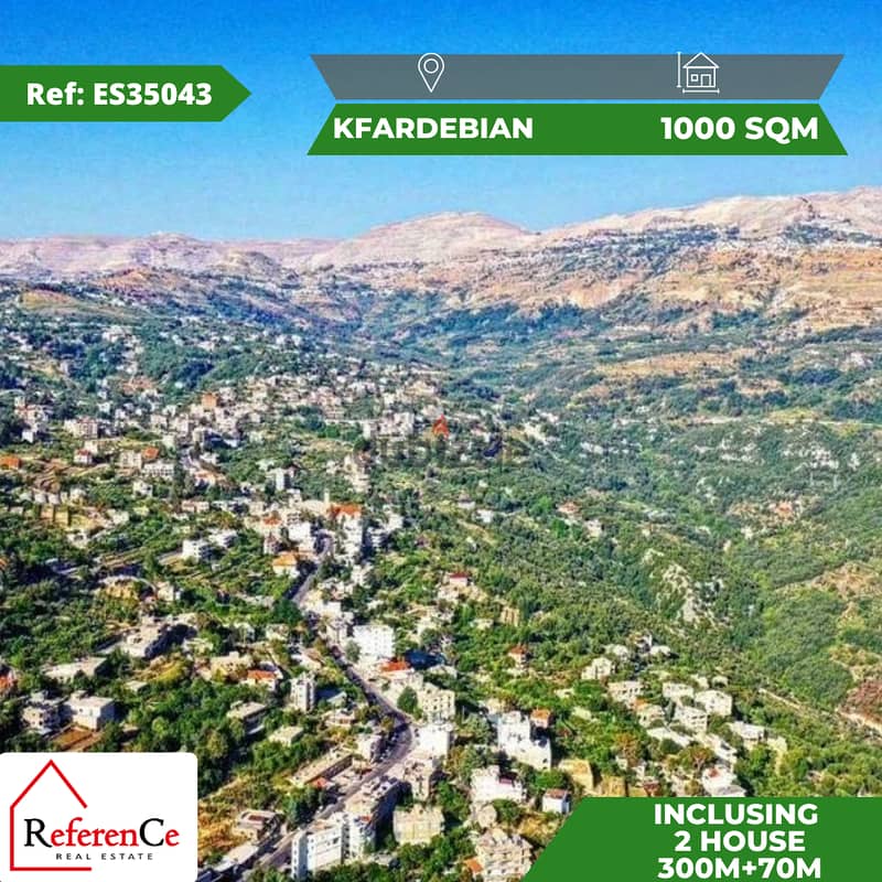 HOT DEAL Land + houses in Kfardebian صفقة ساخنة أرض + منازل في كفردبيا 0