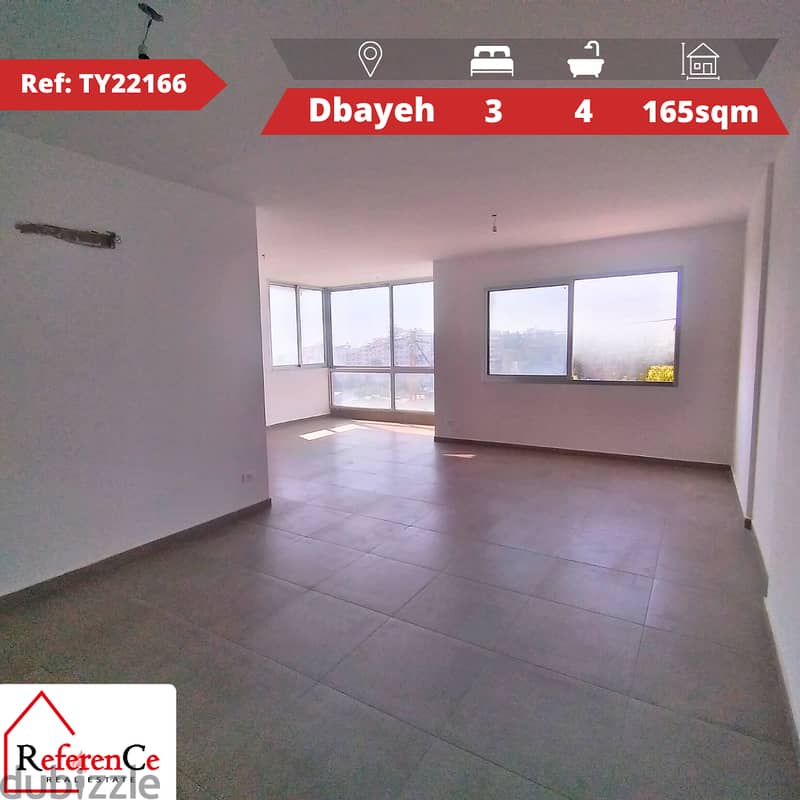 Brand New Apartment for Sale in Dbaye شقة جديدة للبيع في ضبية 0