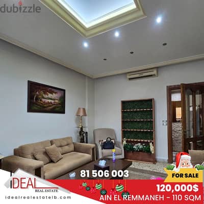 Unfurnished 110 sqm Apartment for Sale in Ain El Remmaneh REF#JPT22155