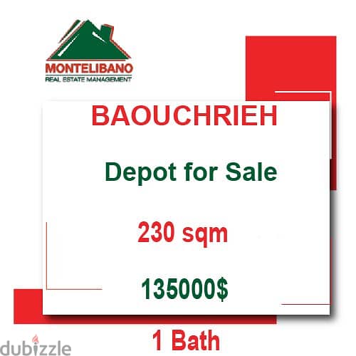 Depot for sale located in Baouchrieh 0