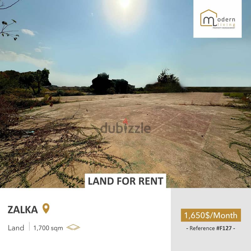 1,700 Sqm - Land For Rent in Zalka 0