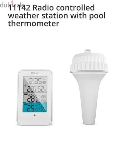 weather station with pool thermometer