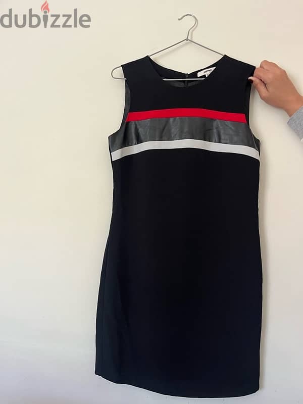 Koton brand , short black and red dress 1