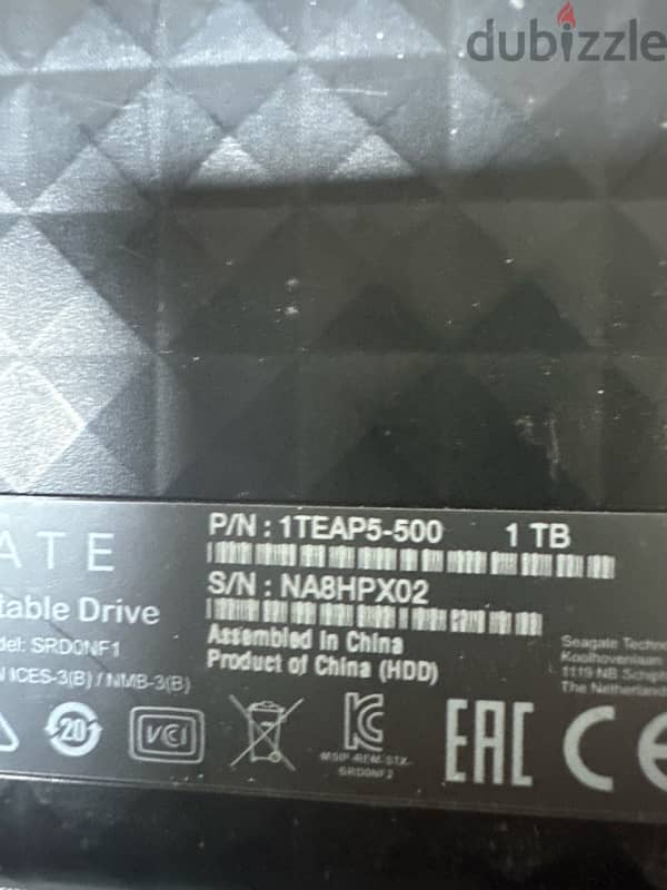 1TB hard disk 1