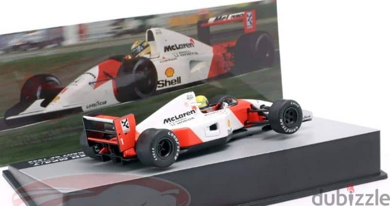 Ayrton Senna McLaren MP4/7(GP Germany '92) diecast car model 1;43. 3