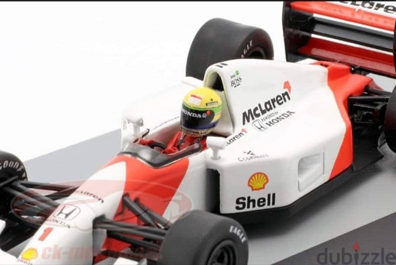 Ayrton Senna McLaren MP4/7(GP Germany '92) diecast car model 1;43. 4