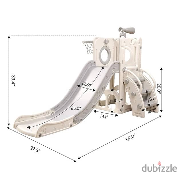 Adventure Cabin Slide Set With Telescope 1