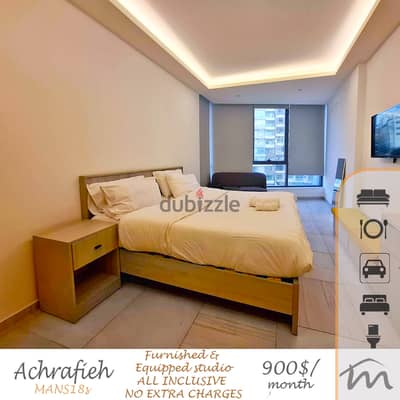 Ashrafieh | ALL INCLUSIVE - NO ADDITIONAL COSTS | Furnished Studio