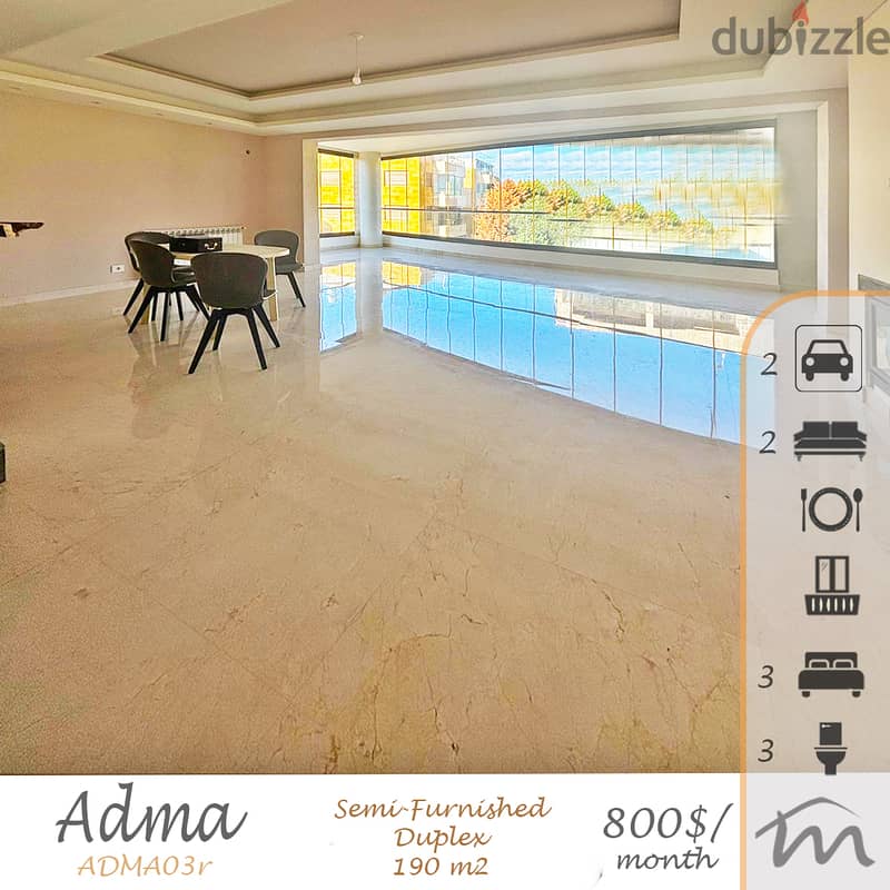 Adma | Signature | Semi-Furnished/Equipped/Decorated 3 Bedrooms Apart 0