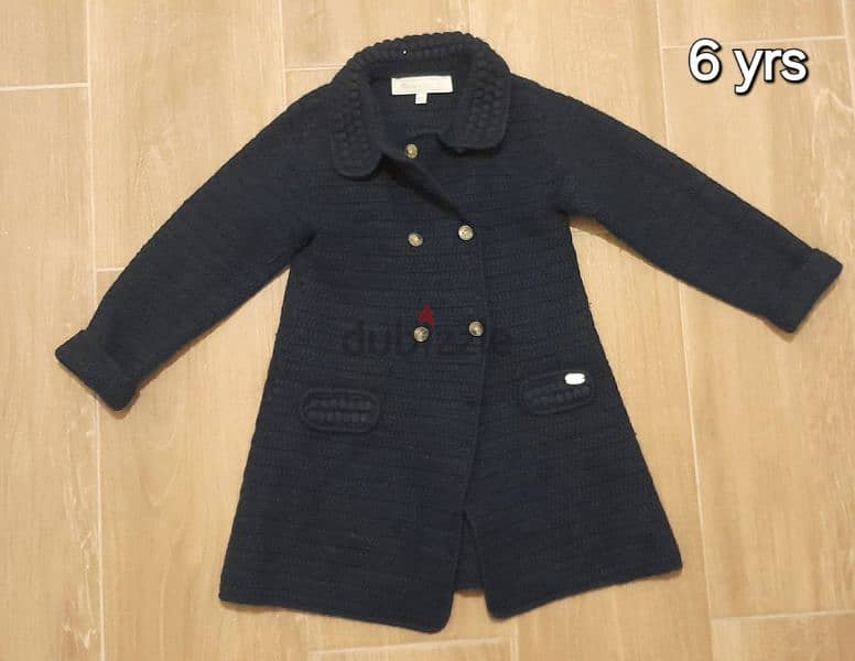 6 yrs navy wool jacket 0